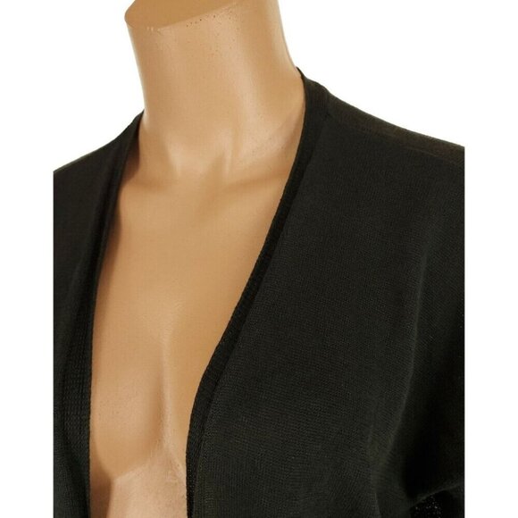 Eileen Fisher Organic Linen Cotton Cardigan XS Green Knit - Picture 2 of 10